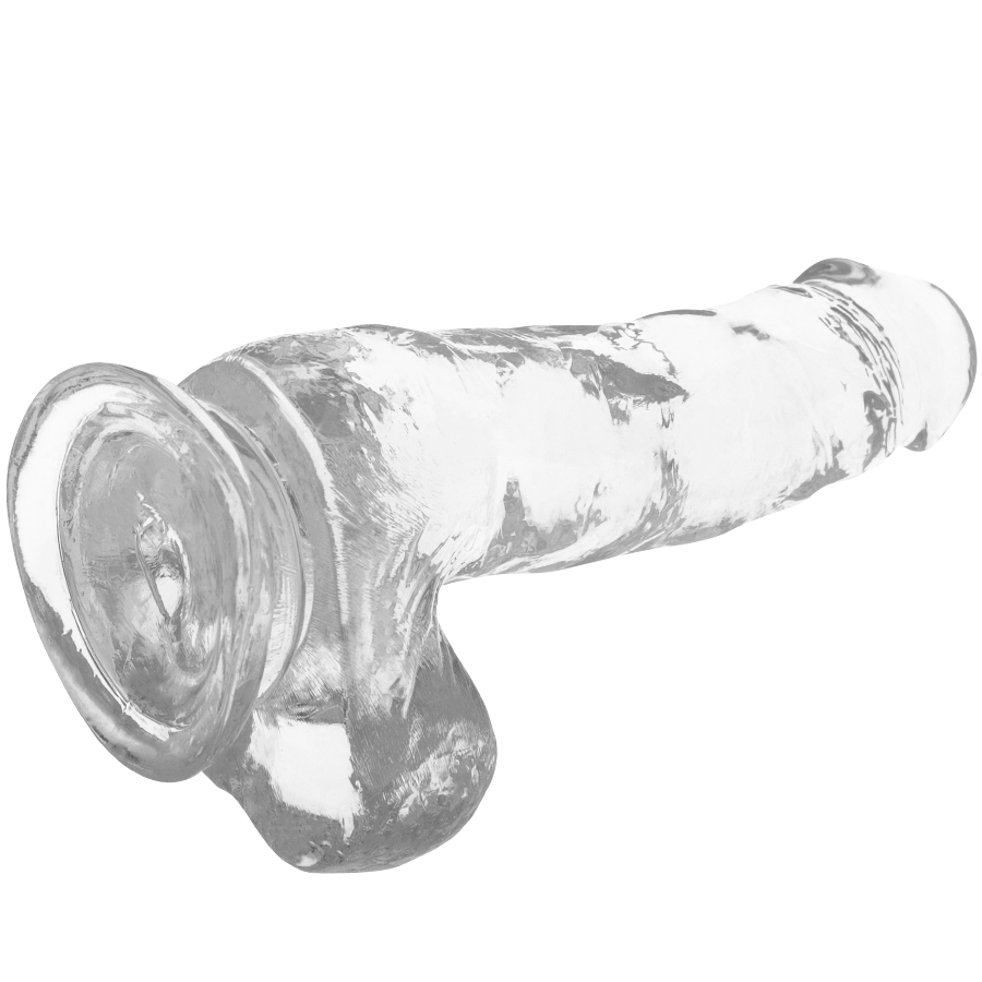 X RAY - CLEAR MOUTH GAG WITH BALLS 18.5 CM -O- 3.8 CM