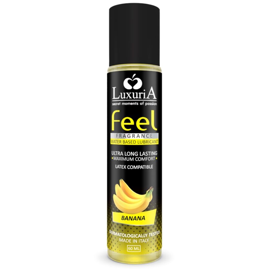 INTIMATELINE - LUXURIA WATER-BASED LUBRICANT BANANA FEEL 60 ML