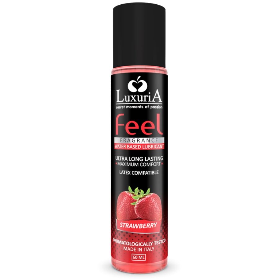 INTIMATELINE - LUXURIA STRAWBERRY-FLAVOURED WATER-BASED LUBRICANT 60 ML