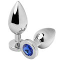 METAL HARD - ANAL PLUG BLUE DIAMOND MEDIUM 7.62CM