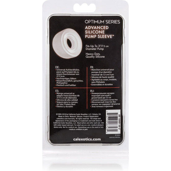 CALEXOTICS - ADV CLEAR SILICONE PUMP SLEEVE