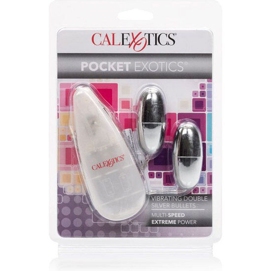 CALEXOTICS - SILVER DUO VIBRATING BALLS