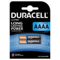 DURACELL - ULTRA POWER ALKALINE BATTERY AAAA MX2500 1.5V 2 UNITS