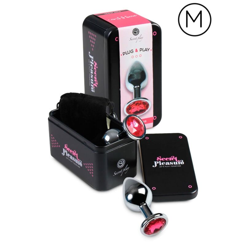 SECRETPLAY - FUCHSIA ANAL PLUG 8 CM