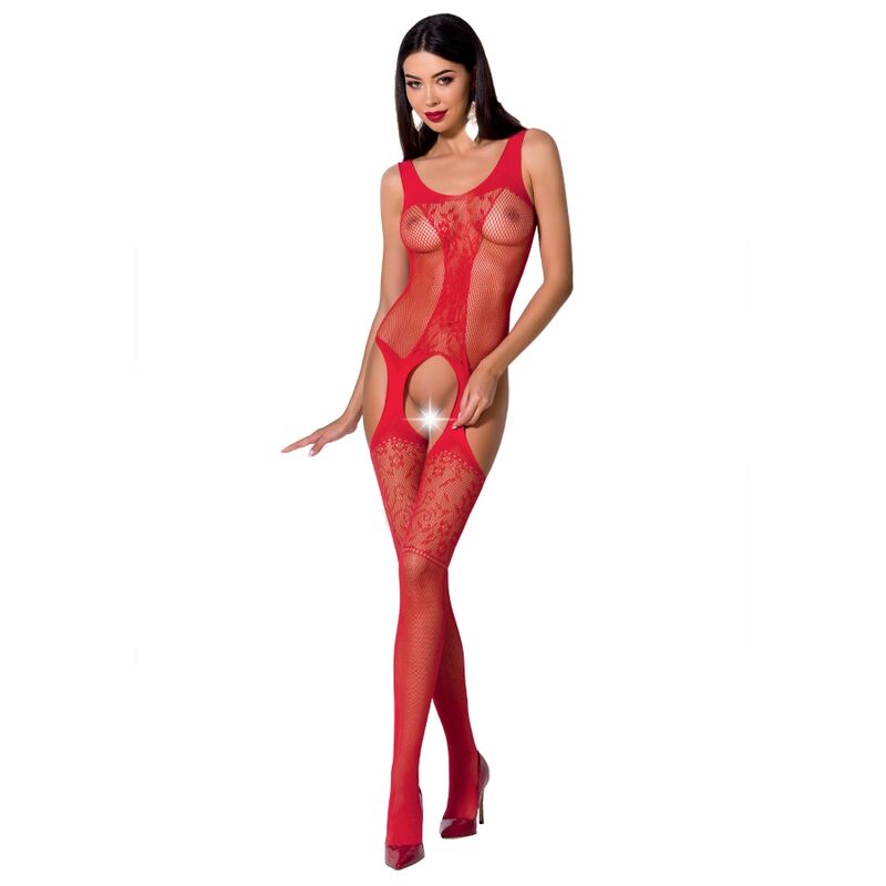PASSION - WOMEN'S BS072 BODYSTOCKING ONE SIZE RED