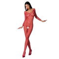 PASSION - WOMEN'S BS077 BODYSTOCKING ONE SIZE RED