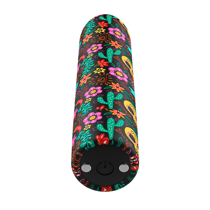 CUSTOM BULLETS - RECHARGEABLE FLORAL BULLETS 10 INTENSITIES
