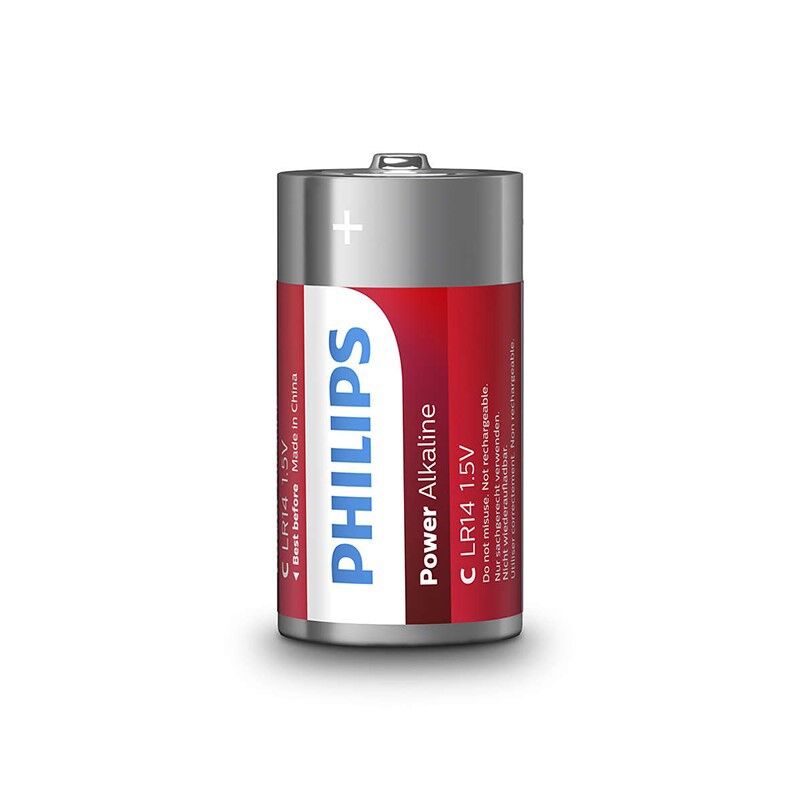 PHILIPS - BLISTER PHILIPS POWER ALKALINE BATTERY C LR14 * 2