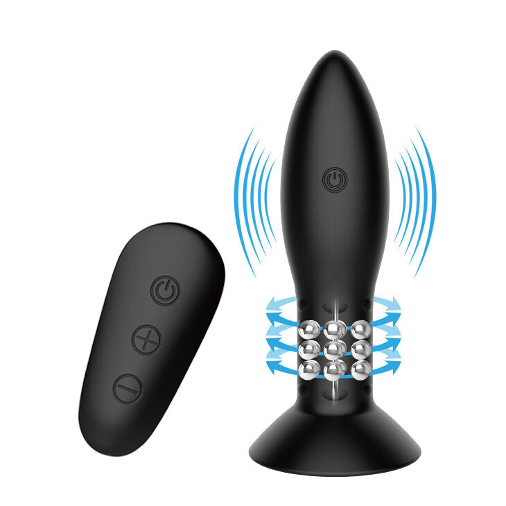 MR PLAY - REMOTE CONTROL PLUG BLACK ROTATING BEADS