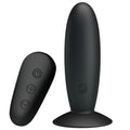 MR PLAY - BLACK VIBRATING REMOTE CONTROL BUTT PLUG
