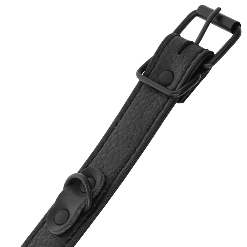 DARKNESS - WIDE AND THIN TEXTURED HANDCUFFS