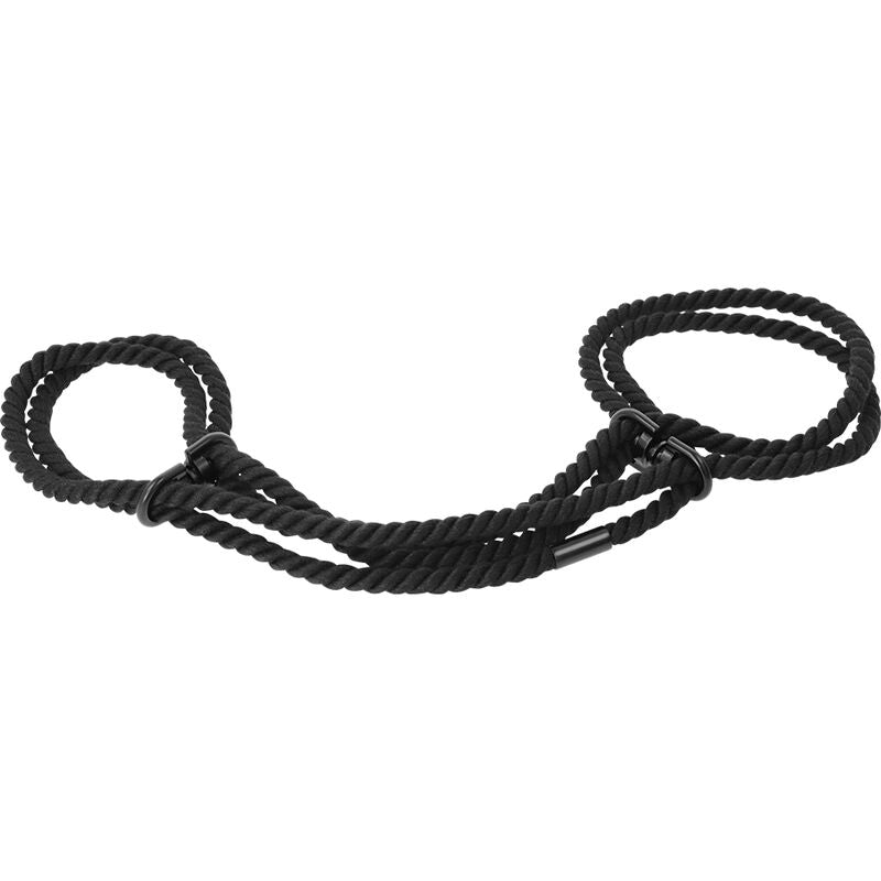 DARKNESS - ROPE CUFFS OR ANKLE CUFFS 100% COTTON