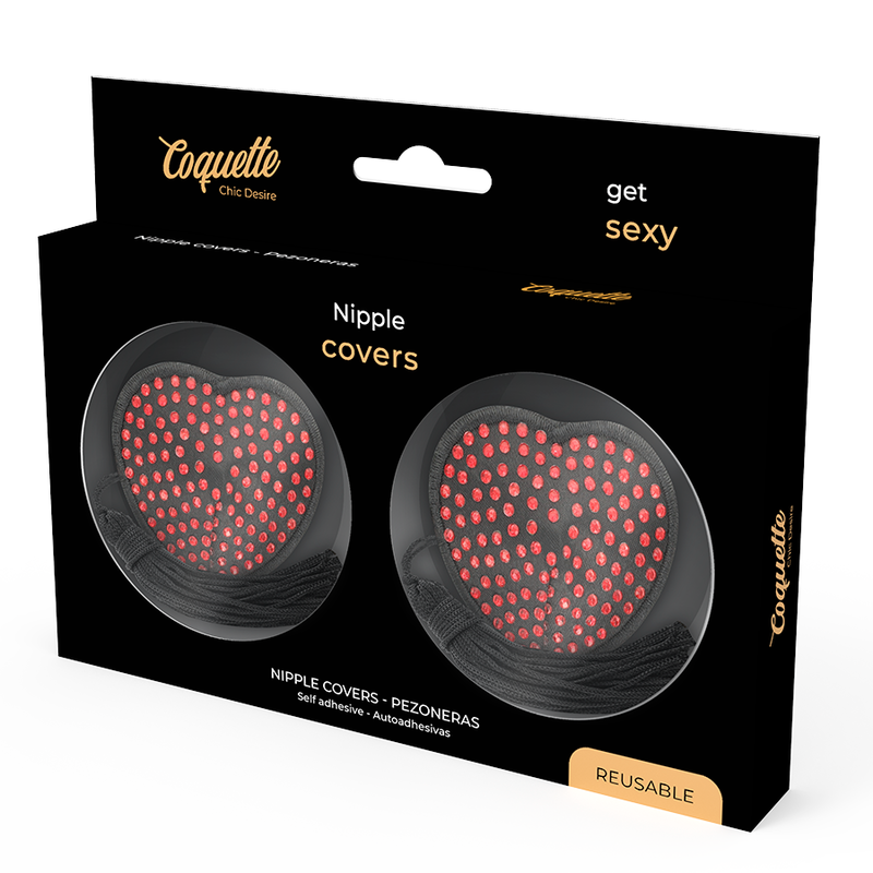 COQUETTE CHIC DESIRE - RED / BLACK HIDING POUCH