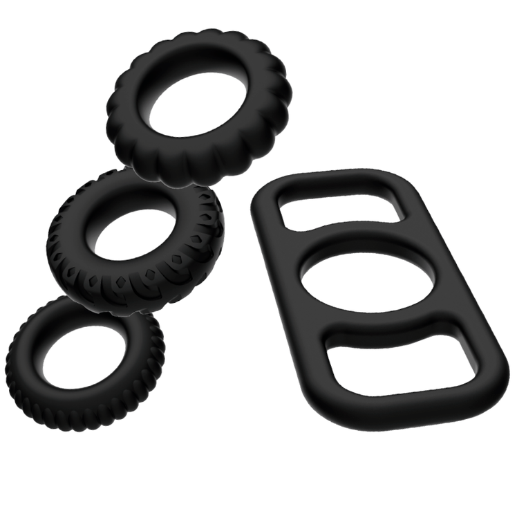 ADDICTED TOYS - 4 PIECES PENILE RING SET