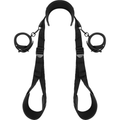 FETISH SUBMISSIVE - OPEN LEG POSITION WITH NEOPRENE LINED CUFFS