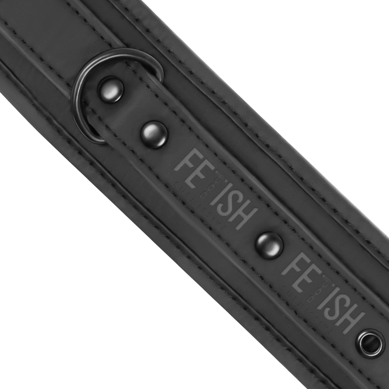 FETISH SUBMISSIVE - OPEN LEG POSITION WITH NEOPRENE LINED CUFFS