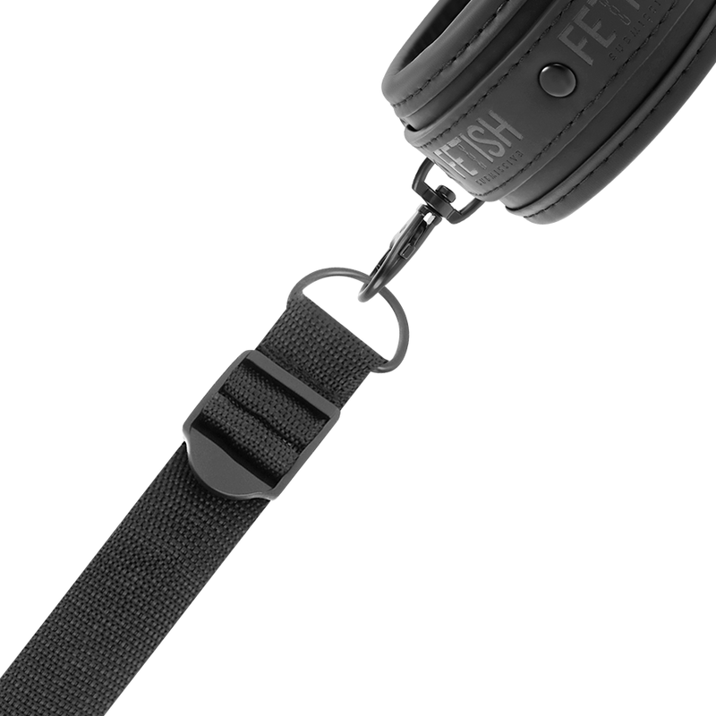 FETISH SUBMISSIVE - HANDCUFF AND TIE SET WITH NEOPRENE LINING