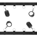 FETISH SUBMISSIVE - LUXURY BED RESTRAINT SET WITH NEOPRENE PADDING