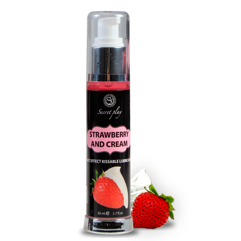SECRETPLAY - 2-in-1 LUBRICANT STRAWBERRY & CREAM WARMING EFFECT 50 ML