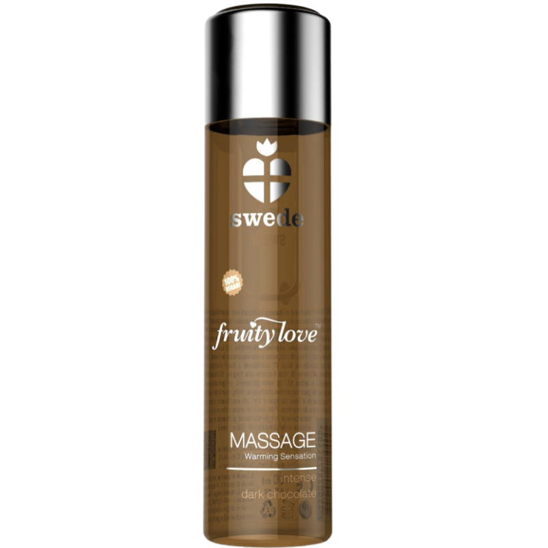 SWEDE - FRUITY LOVE INTENSE DARK CHOCOLATE WARMING MASSAGE OIL 120 ML