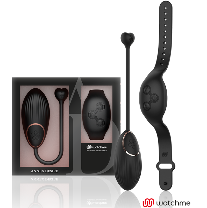 ANNE'S DESIRE - WATCHME BLACK REMOTE CONTROL EGG TECHNOLOGY