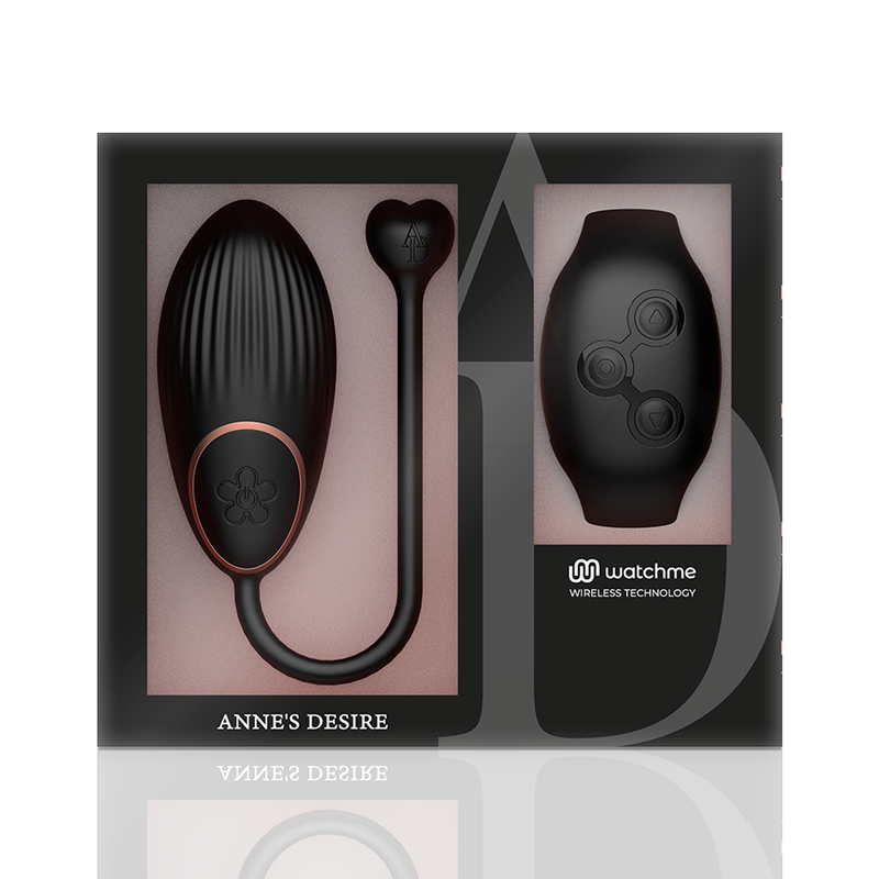 ANNE'S DESIRE - WATCHME BLACK REMOTE CONTROL EGG TECHNOLOGY