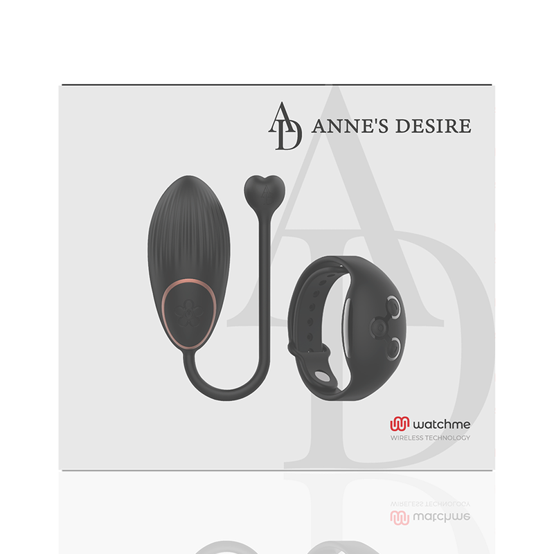 ANNE'S DESIRE - WATCHME BLACK REMOTE CONTROL EGG TECHNOLOGY