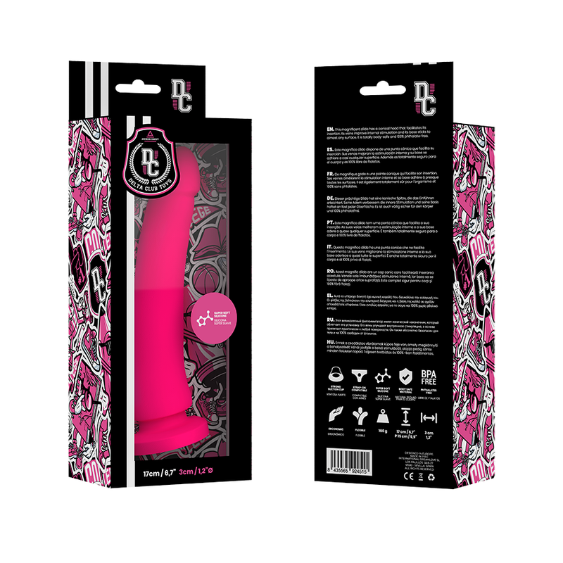 DELTA CLUB - TOYS GODE MEDICAL SILICONE PINK 17 CM -O- 3 CM