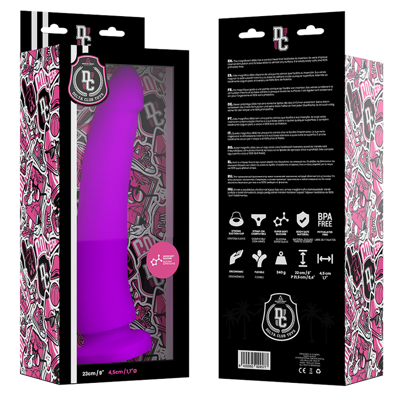 DELTA CLUB - MEDICAL GODE TOYS LILAS SILICONE 23 CM -O- 4.5 CM