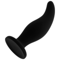 OHMAMA - P POINT CURVED SILICONE ANAL PLUG 12 CM