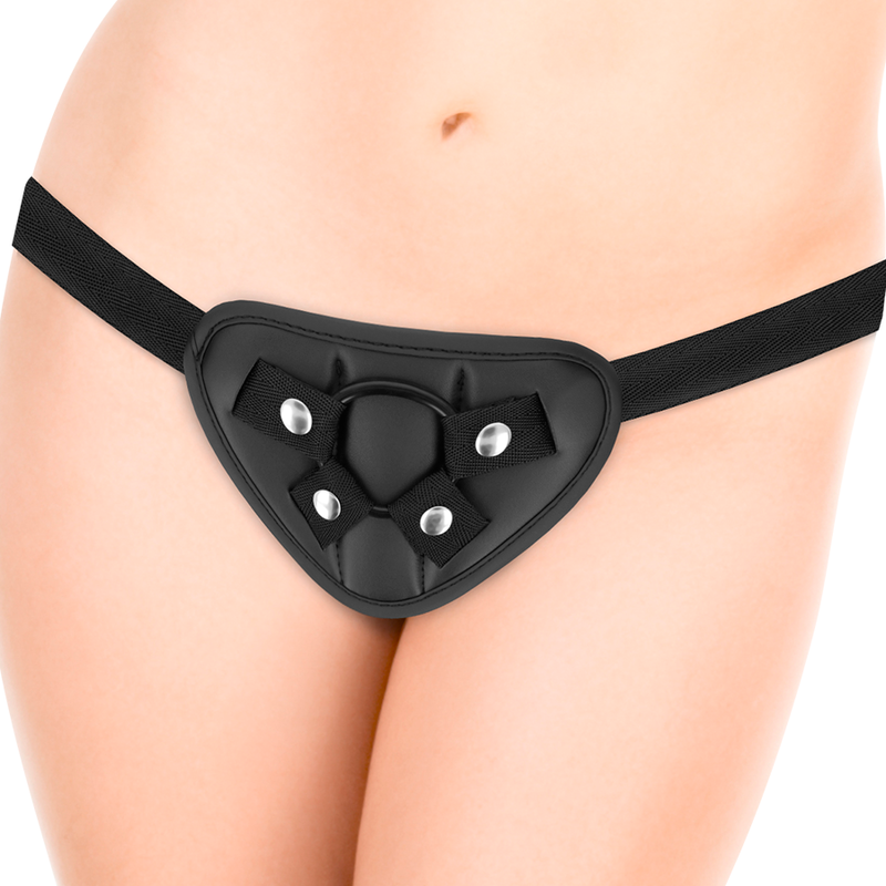 CYBER SILICOCK - STRAP HARNESS WITH 3 FREE RINGS