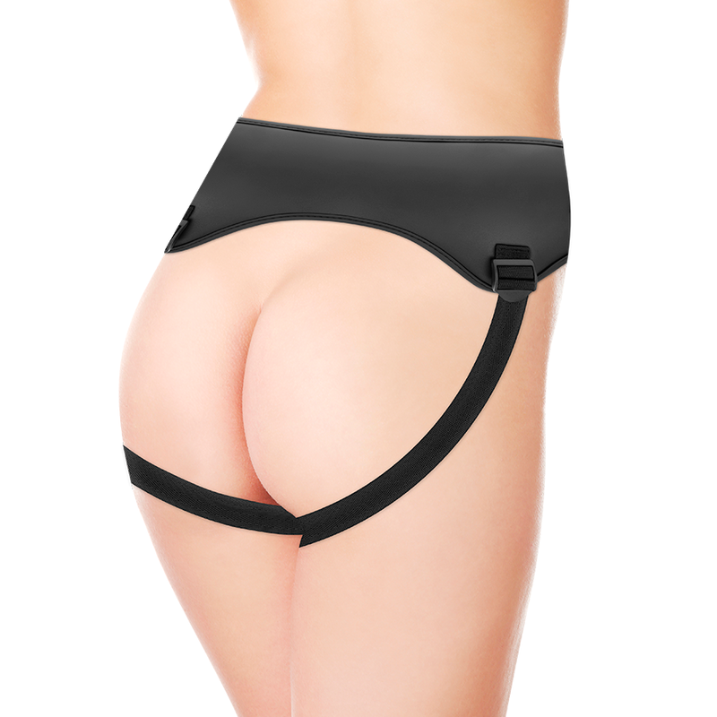 CYBER SILICOCK - STRAP HARNESS WITH 3 FREE RINGS