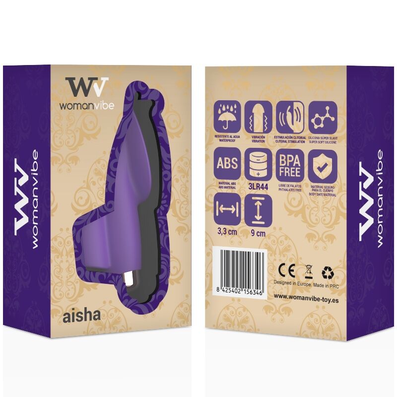 WOMANVIBE - AISHA SILICONE STIMULATOR FINGER FOR WOMEN