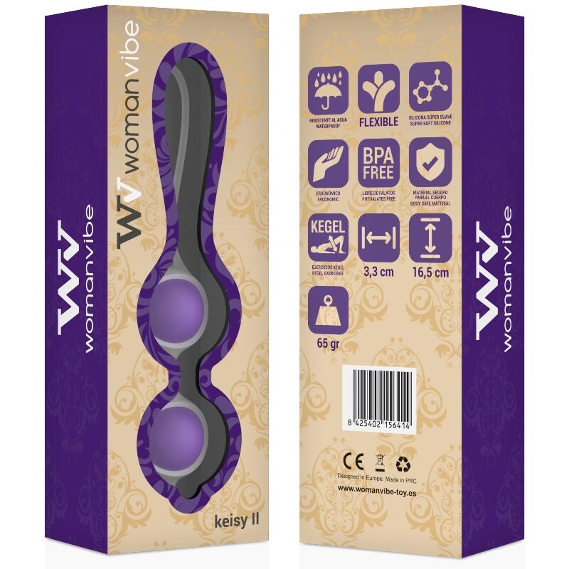 WOMANVIBE - KEISY II VIBE SILICONE BALLS