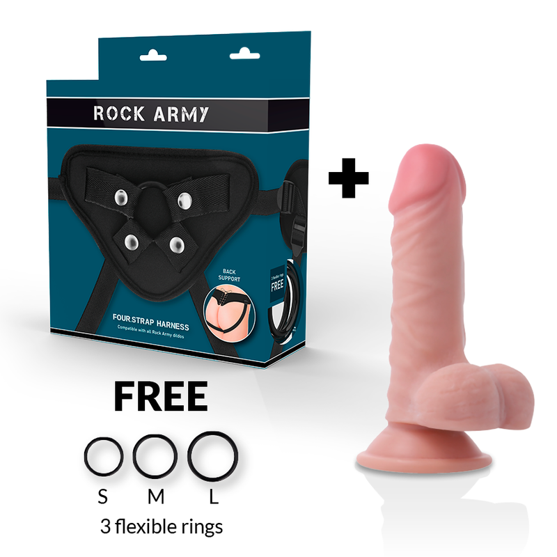 ROCKARMY - HARNESS + DOUBLE DENSITY PAD 17 CM -O- 4.46 CM