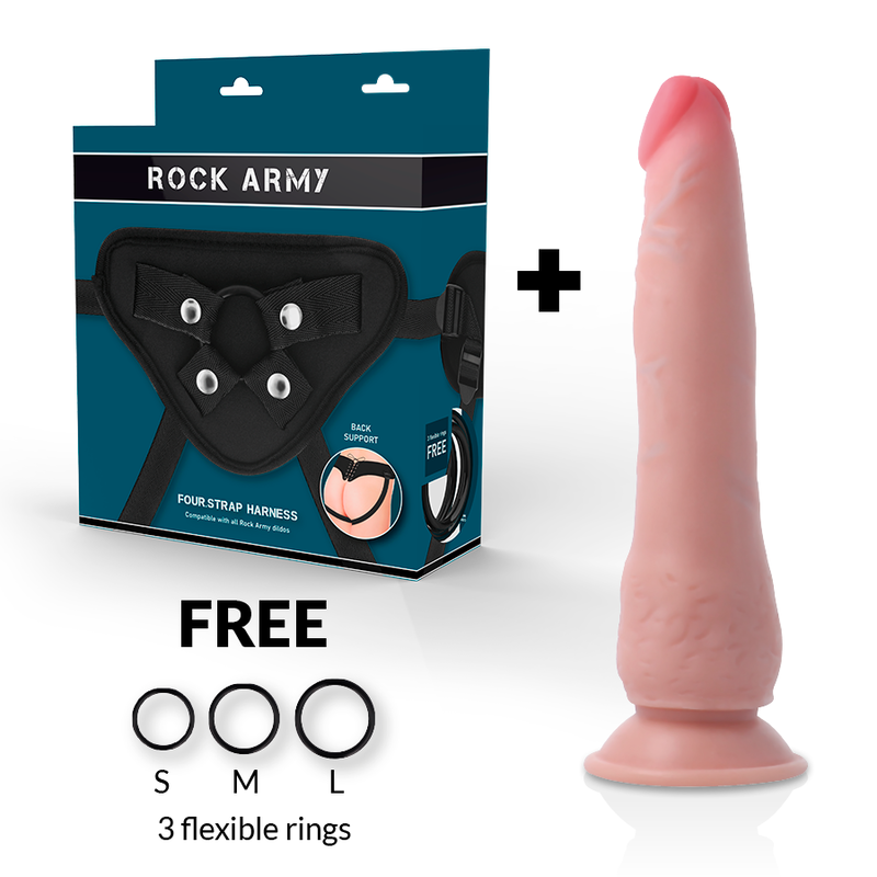 ROCKARMY - HARNESS + CRUSADER DOUBLE DENSITY 21.5 CM -O- 4.46 CM