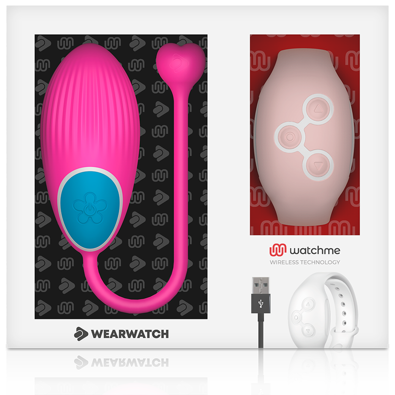 WEARWATCH - FUCHSIA / ROSE EGG WATCHME REMOTE CONTROL TECHNOLOGY