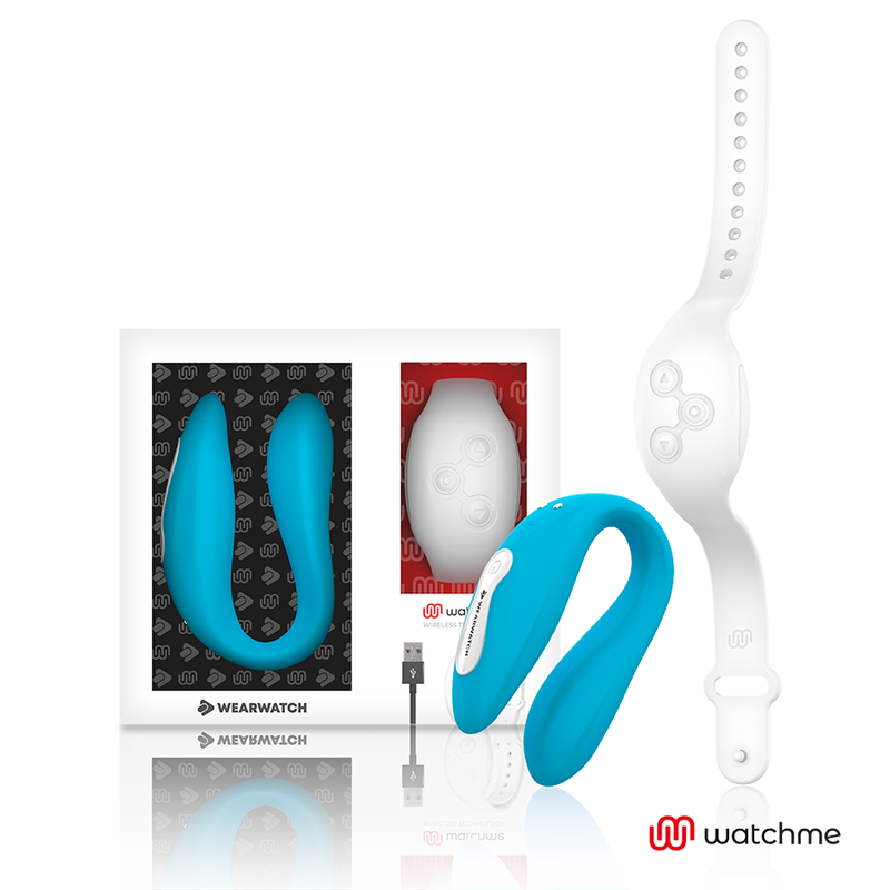 WEARWATCH - WATCHME DOUBLE TECHNOLOGY VIBRATOR INDIGO/SNOW