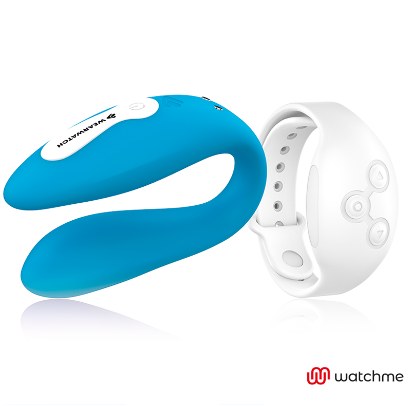 WEARWATCH - WATCHME DOUBLE TECHNOLOGY VIBRATOR INDIGO/SNOW
