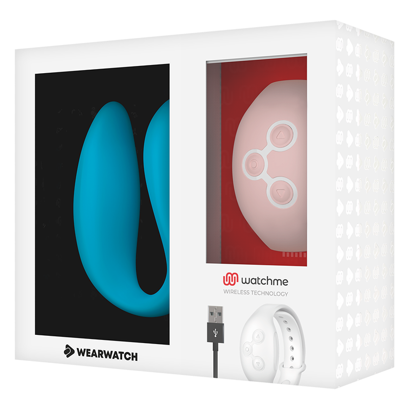 WEARWATCH - WATCHME DOUBLE TECHNOLOGY VIBRATOR INDIGO / PINK