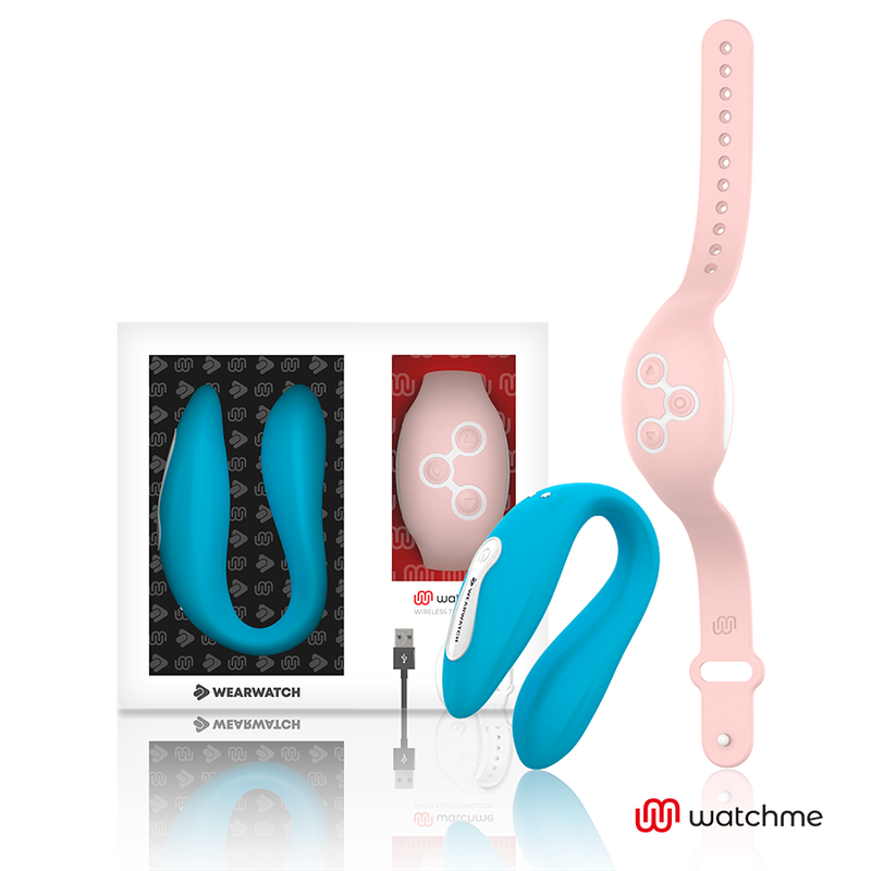 WEARWATCH - WATCHME DOUBLE TECHNOLOGY VIBRATOR INDIGO / PINK