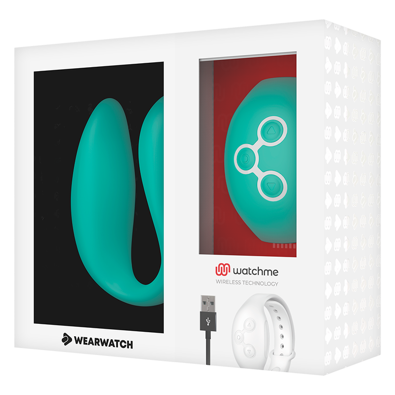 WEARWATCH - LIGHT GREEN WATCHME DOUBLE TECHNOLOGY VIBRATOR