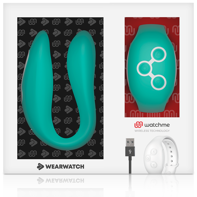 WEARWATCH - LIGHT GREEN WATCHME DOUBLE TECHNOLOGY VIBRATOR